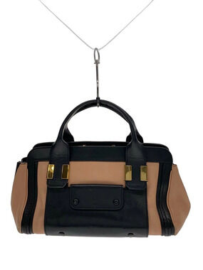 Chloe Alice Bag bicolored black beige leather Black